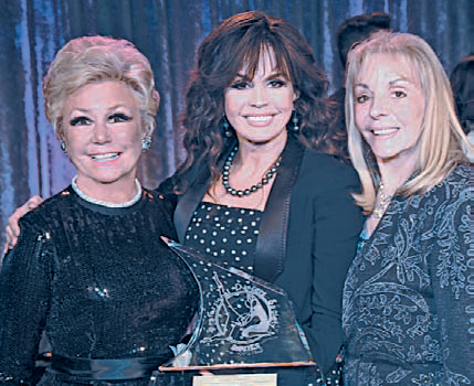 Marie Osmond with Mitzi Gaynor and chair, Joni Berry